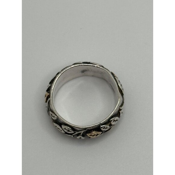 Pandora Sterling Silver Tree of Life Leaf Design Band Ring Size 5.75 - Picture 6 of 10